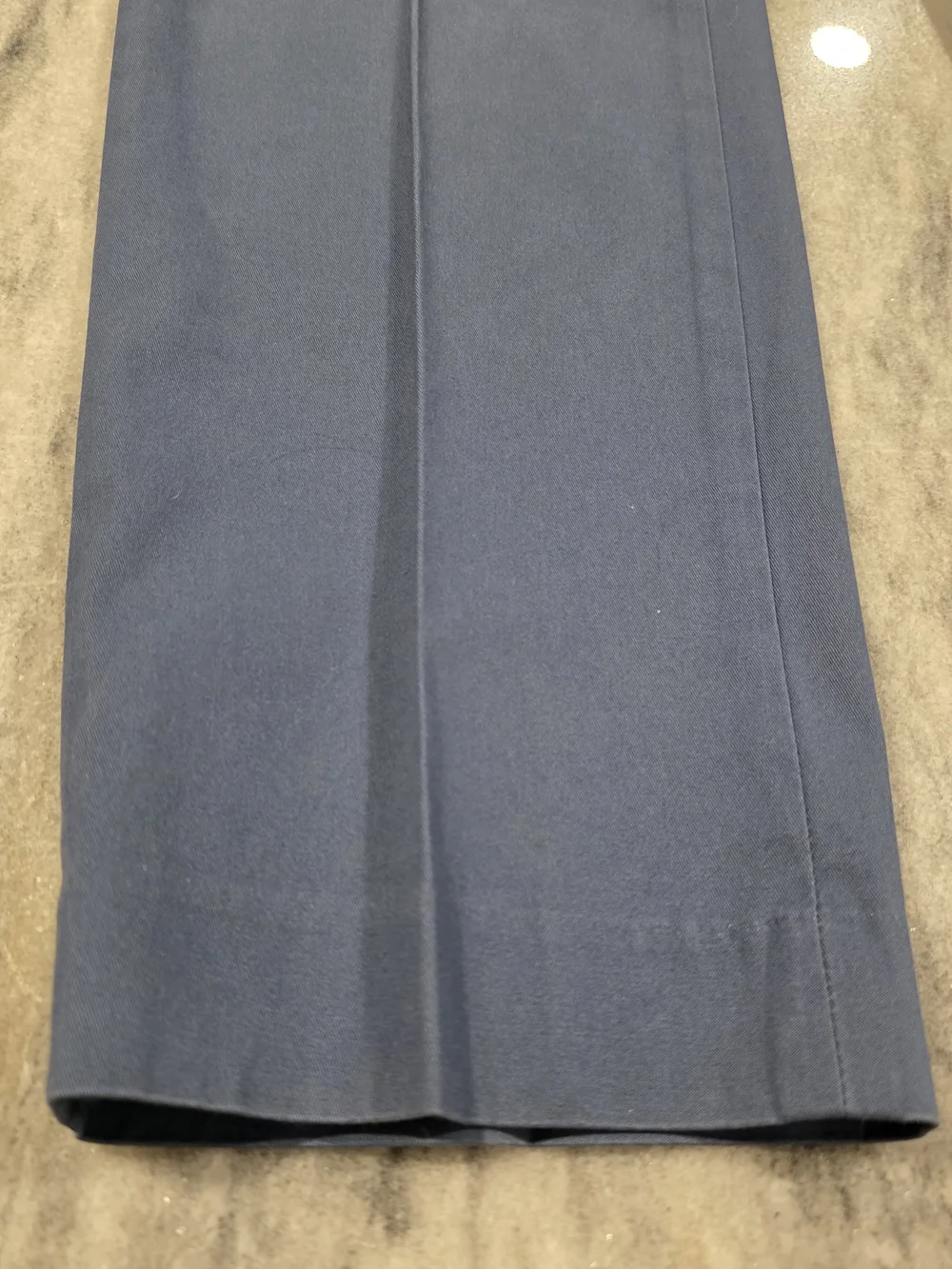 33x32 Men's Express Innovator Pants Mellow Blue Khaki Chino Cotton Flex Casual
